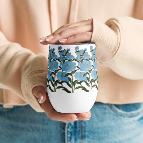 The Good Vibes Wine tumbler